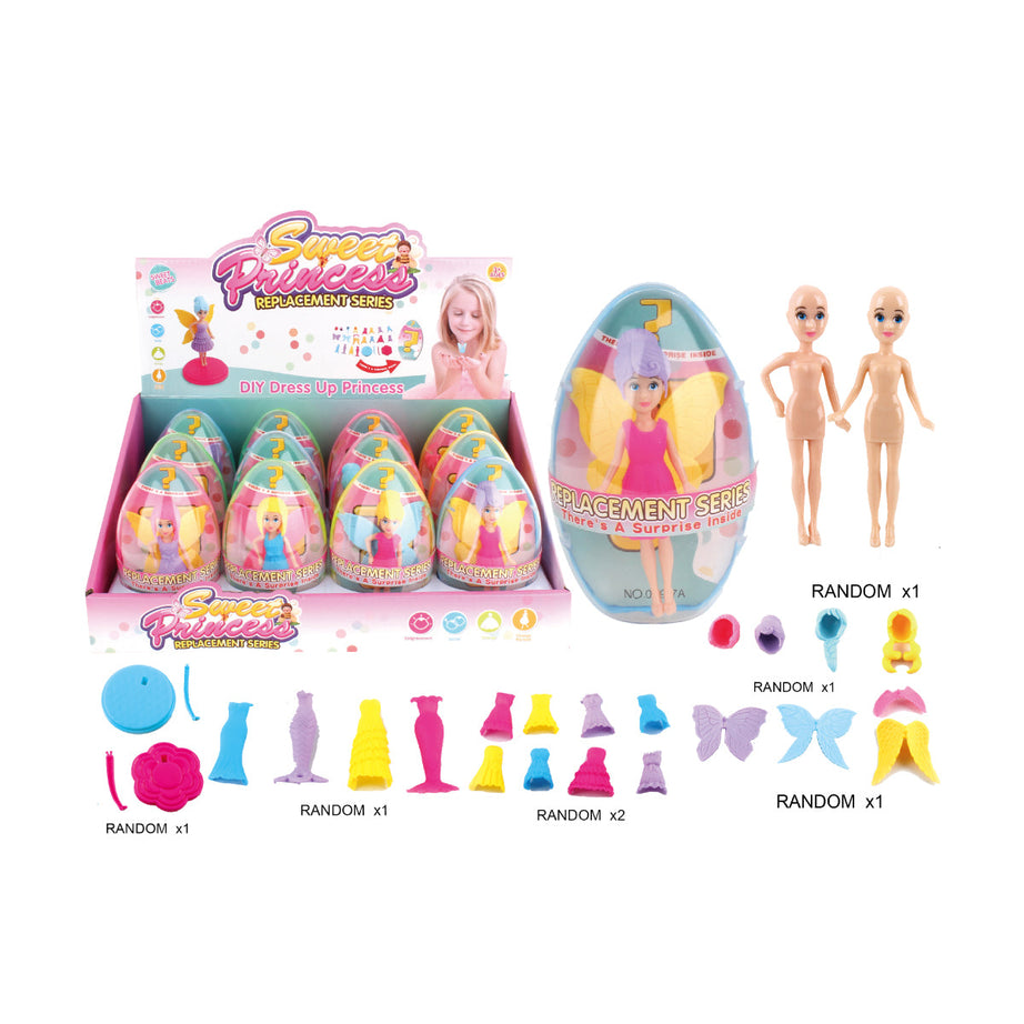Toybliss Sweet Princess Replacement Series DIY Dress-Up Set (009-7), Ages 3+