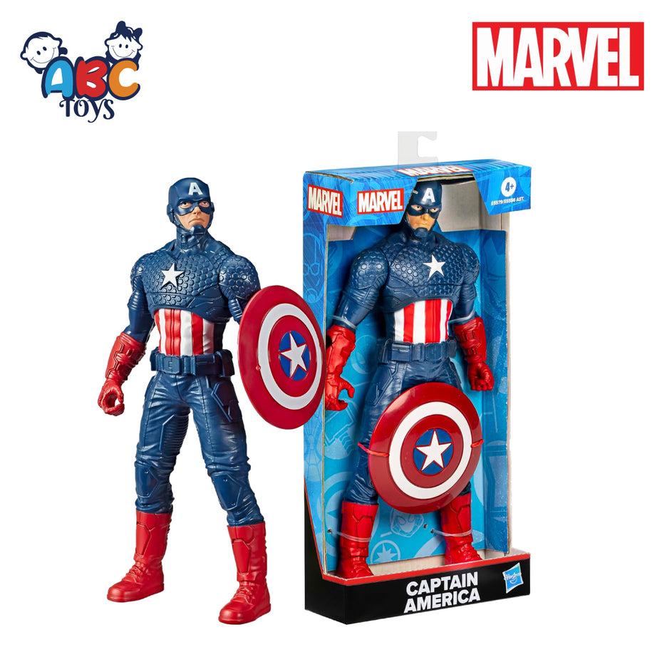 HASBRO E5579 Marvel Avengers Action Figures Captain America 9.5inch, Age 4+
