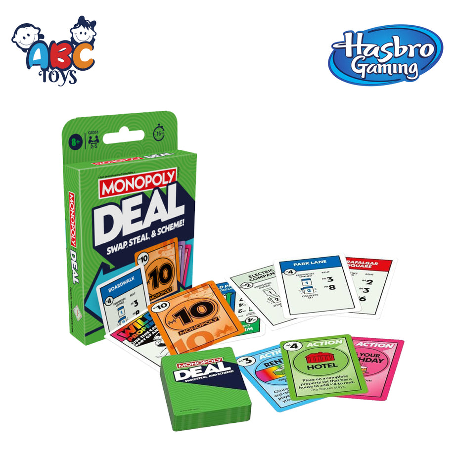 HASBRO G0351 Monopoly Deal Card Game, Age 8+