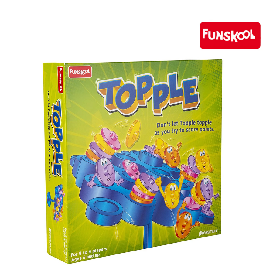Funskool Topple Games, Ages 6+ (Damaged Box)