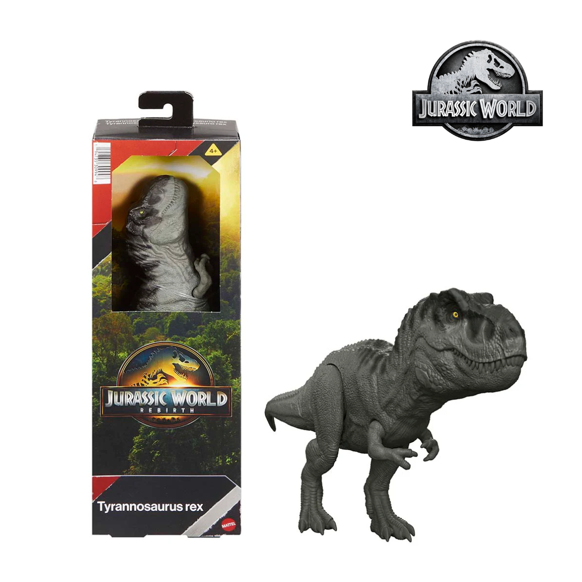 Jurassic World JGC04 Rebirth Tyrannosaurus Rex 12" Dinosaur Figure, Ages 4+