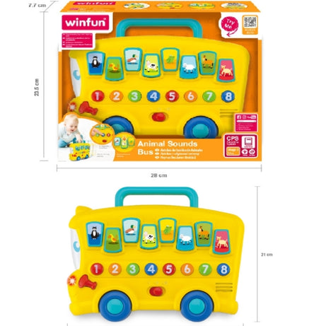 Winfun 000676 Animal Sounds Bus (Damage Box)