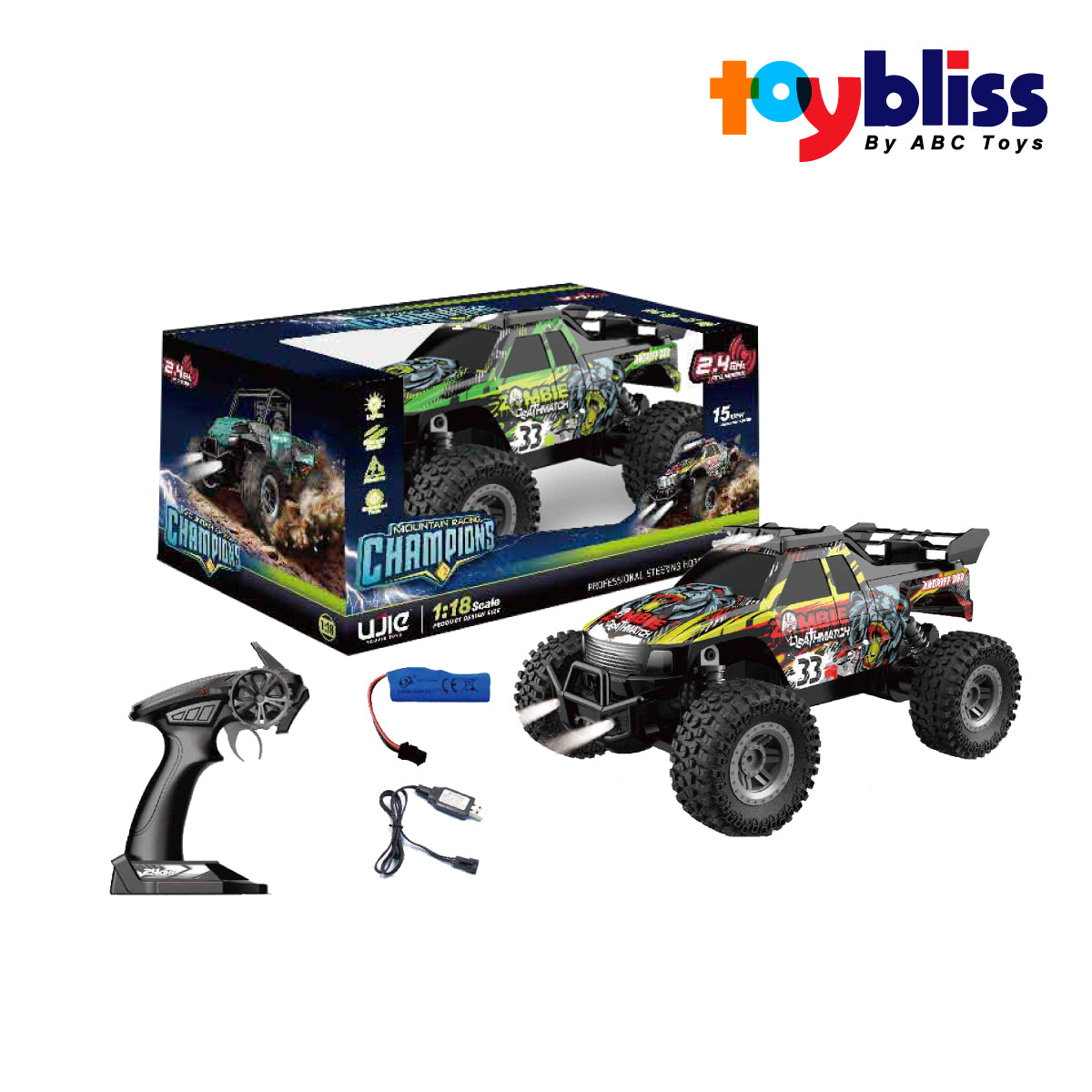 Youjie 1:18 Champions R/C Car (UJ99-P181), Ages 8+ (F40)