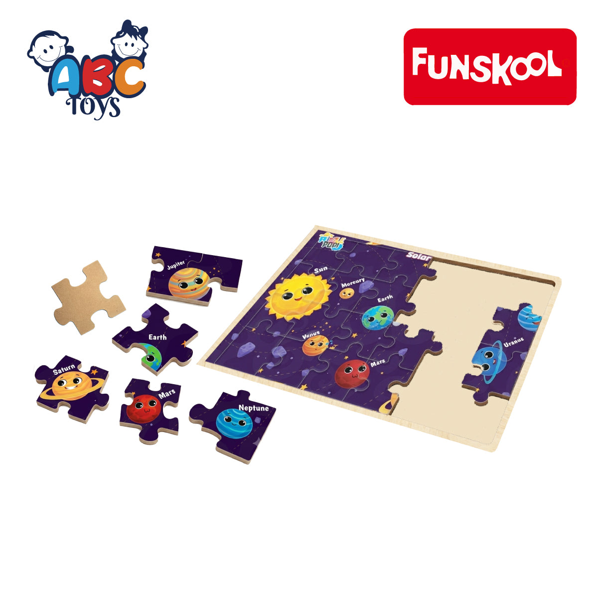 Funskool 9428600 Puzzle Pop Solar System , Ages 4+