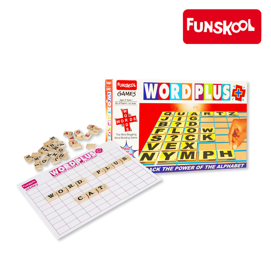 Funskool Word Plus Educational Word Building Game, Ages 6+