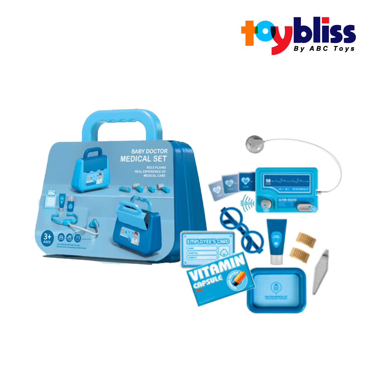 Toybliss Baby Doctor Medical Set (W8763B), Ages 3+