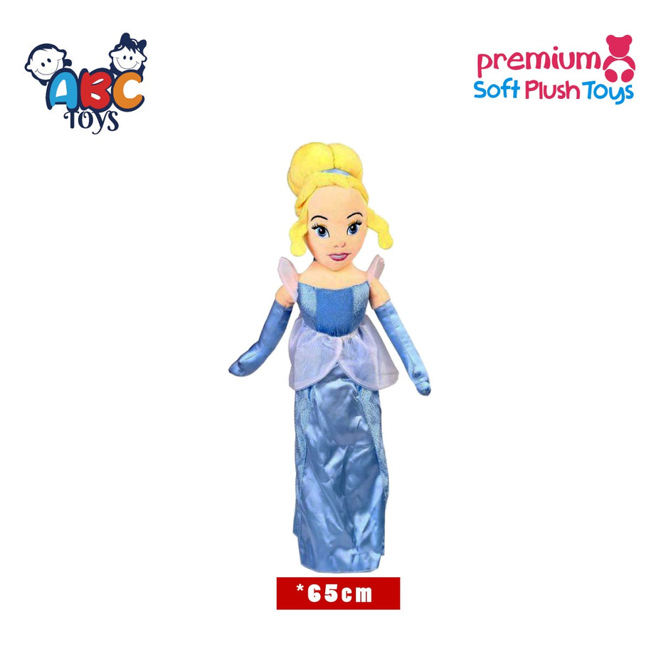 Dimpy 5690 Stuff Premium Cinderella Plush Soft Doll, Ages 3+ (F40)