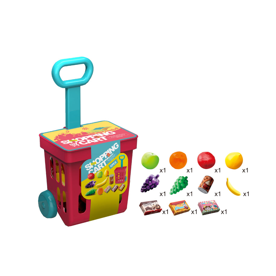 Toybliss Kids Shopping Cart Playset (XG2009), Ages 3+