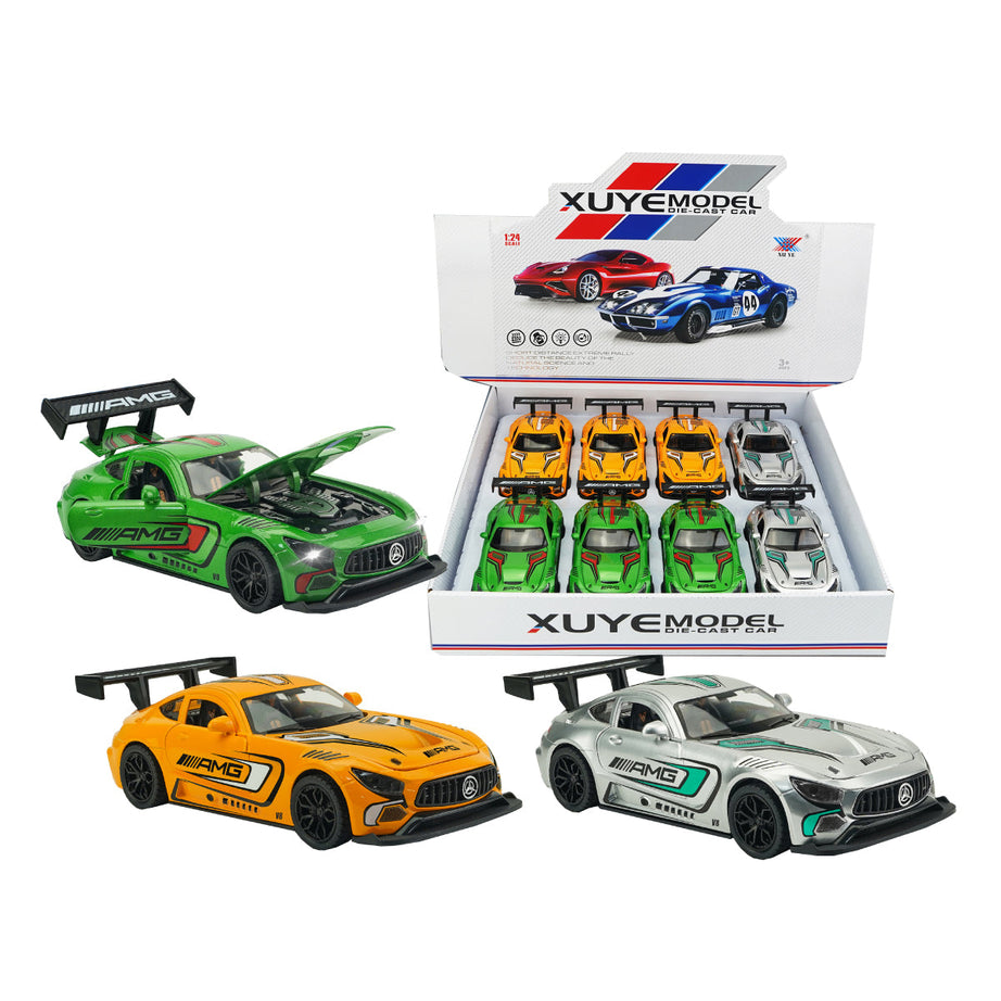 Toybliss XU YE 1:24 Die-Cast AMG Pull Back Car (K240B4), Ages 3+