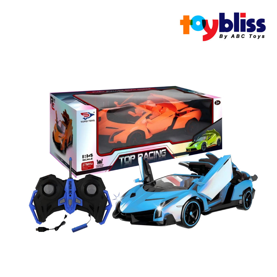 Toybliss - YUFEI 1:14 Scale Push Button Remote Control Lamborghini Car (YF668-K10A), Age 3+