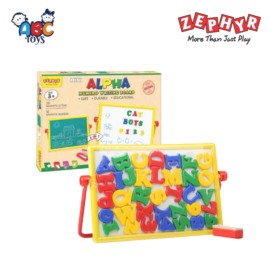Zephyr 04013 Mini Alpha Board - Capital, Age 3+