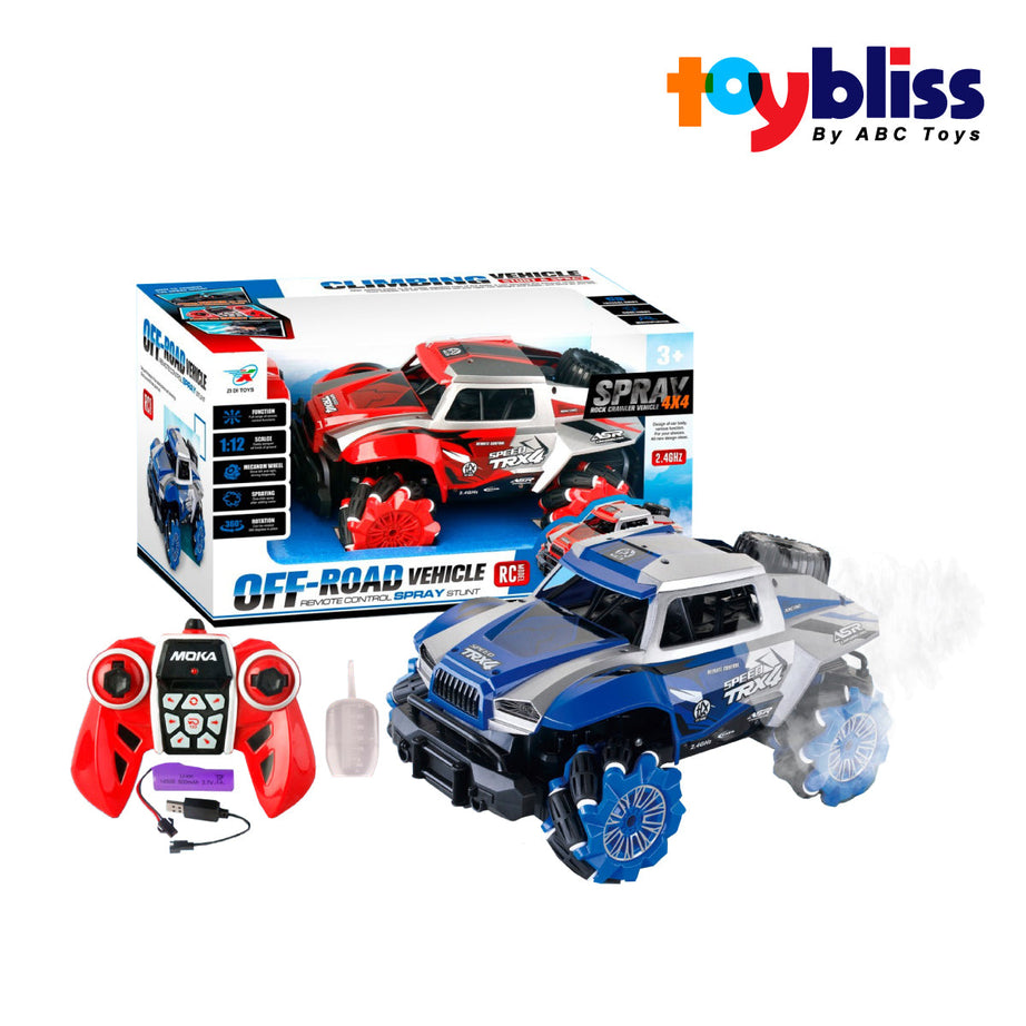 Toybliss - ZI DI 1:14 Scale Spray Stunt Remote Control Off-Road Vehicle (6608), Age 3+