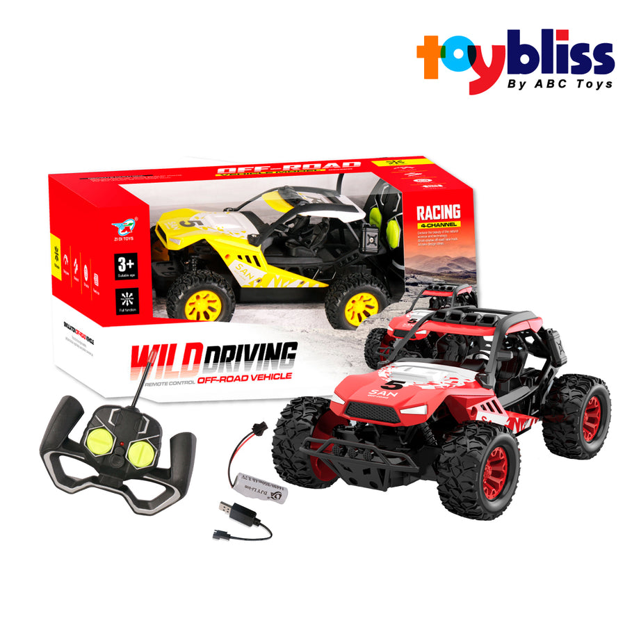 Toybliss ZiDiToys Wild Driving Off-Road RC Vehicle with Sounds (565), Ages 6+