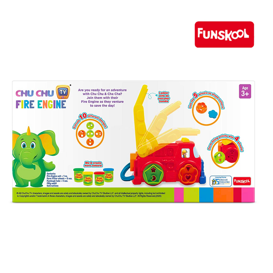FUNDOUGH CHU CHU FIRE ENGINE (Damaged Box)