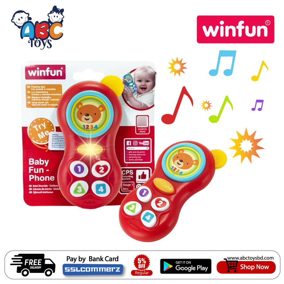 Winfun 000638 Baby Fun Phone (Damage Box)