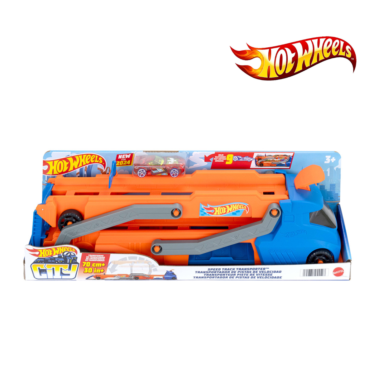 Hot Wheels HYT83 Speed Track Transporter, Ages 3+