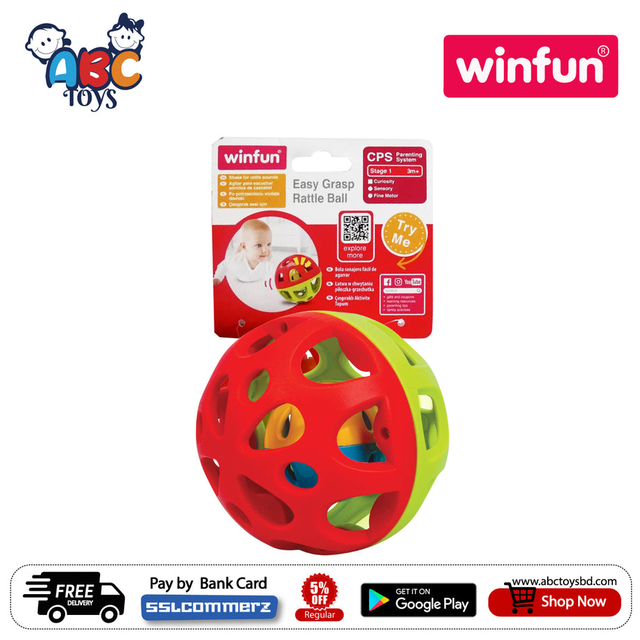 Winfun 000779 Easy Grasp Rattle Ball