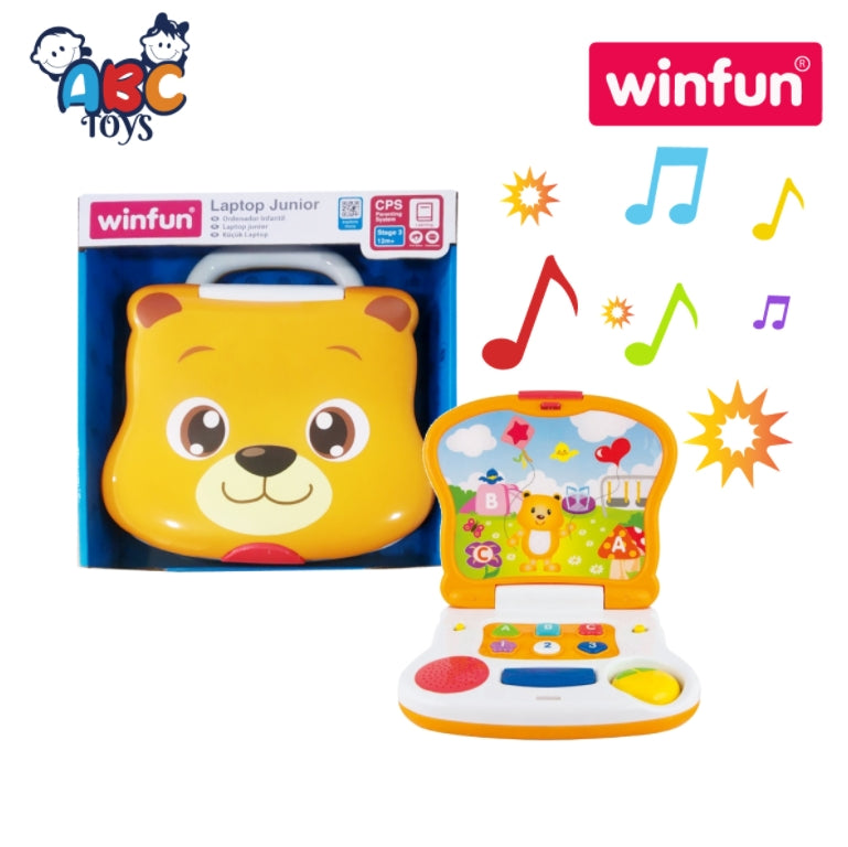 Winfun 008079 Laptop Junior - Bear (Damage Box)
