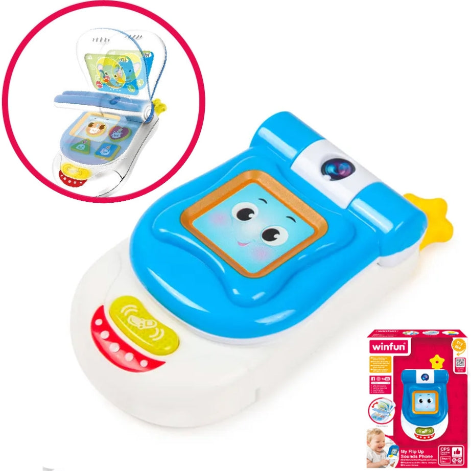 Winfun 000618 My Flip Up Sounds Phone (Damage Box)