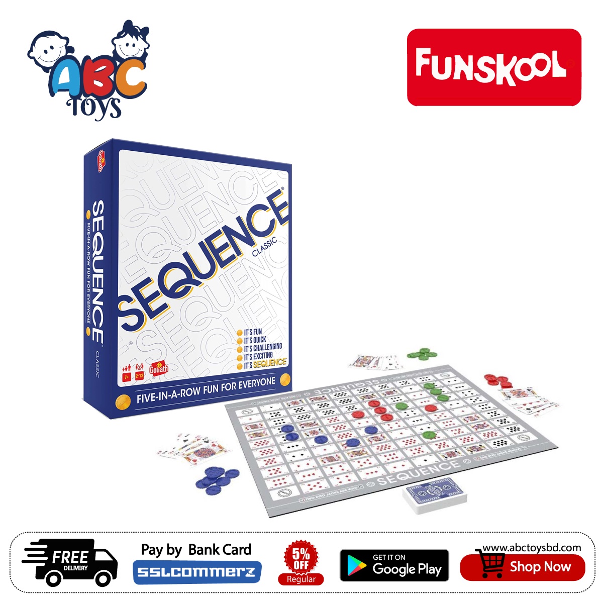 Funskool Sequence Games - Abc Toys