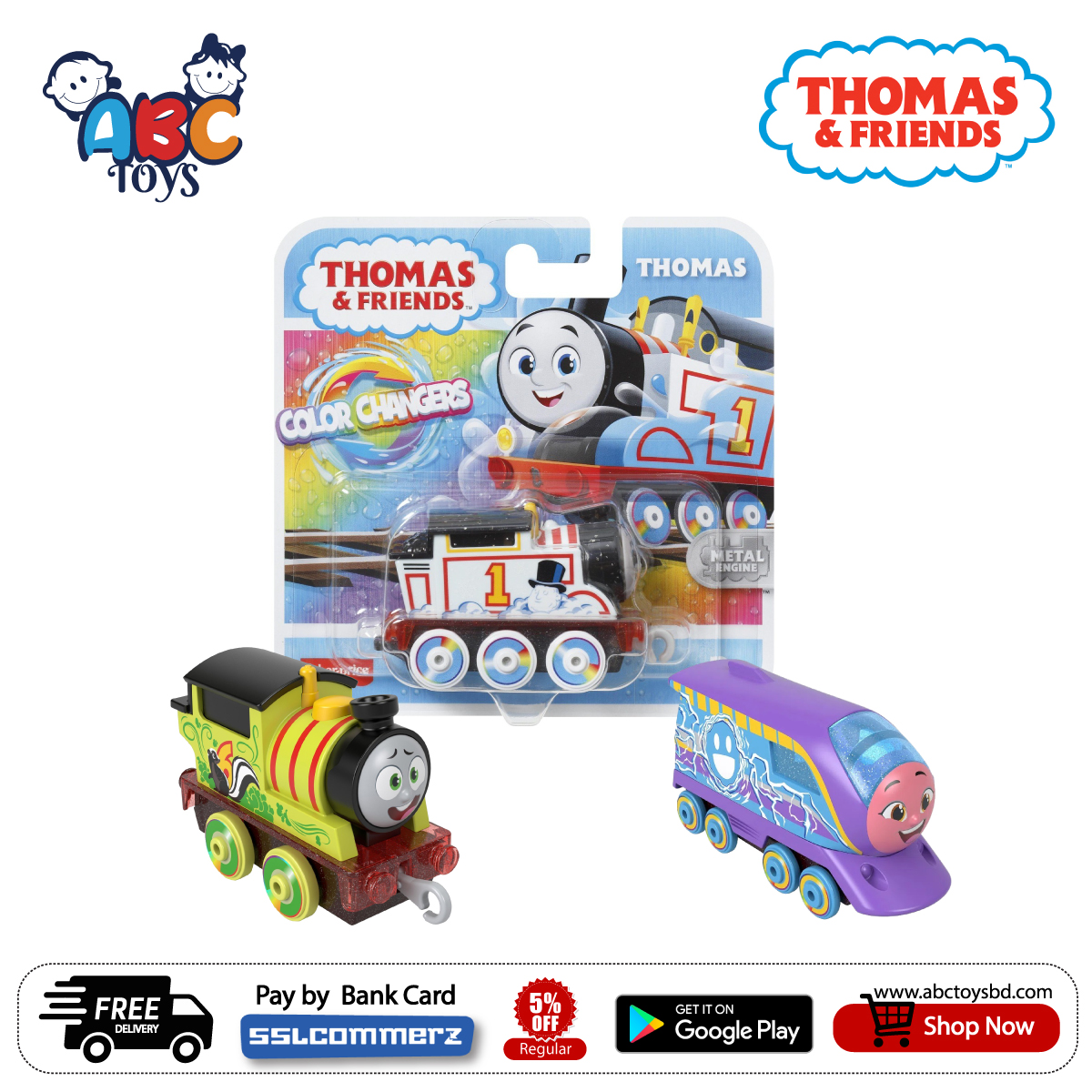 Thomas and best sale friends train colors